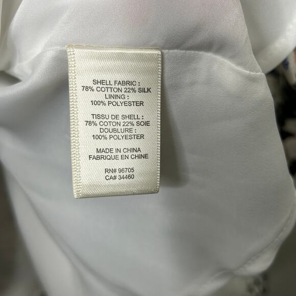 Rebecca Taylor Garden Matelasse Dress Size 6 Mini Fit & Flare Multi Sleeveless - Picture 9 of 10